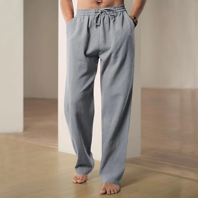 Pantalon en lin Ibiza 