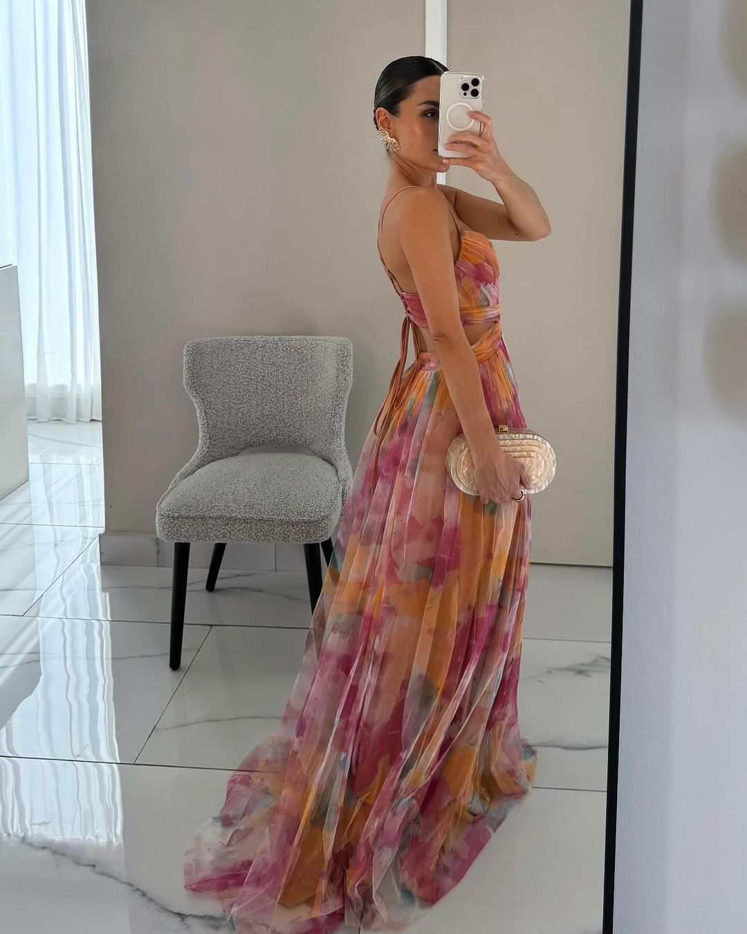 Frostine™ | Robe longue florale et romantique 