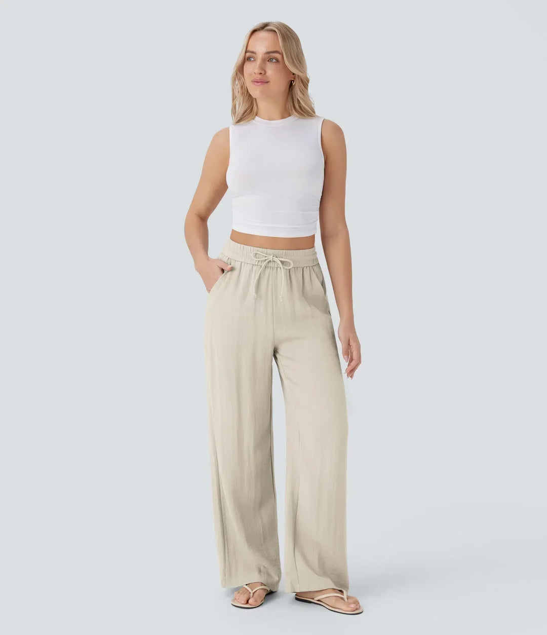 Casual & Airy Linen Pants