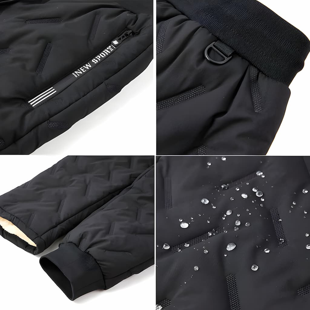 Pantalon en polaire thermique et imperméable (Unisexe) 