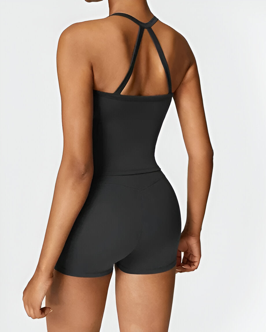 Elin™ | Seamless Fit Shorts & Tank Set