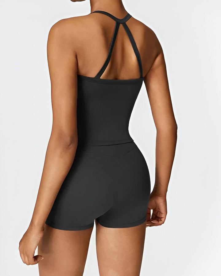 Elin™ | Seamless Fit Shorts & Tank Set