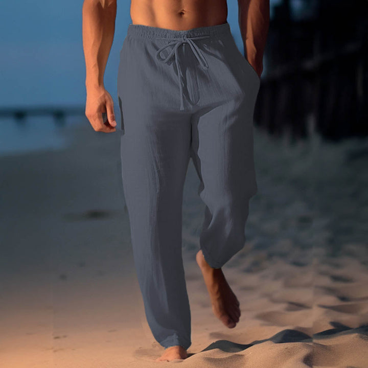 Pantalon en lin Zakynthos 