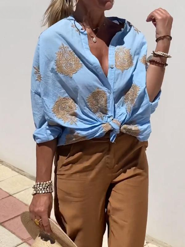 Erisa - Blouse Élégante et Polyvalente 