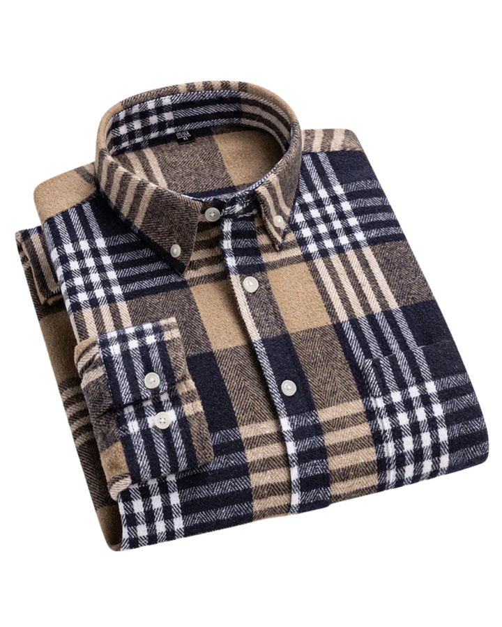 Givalli - Chemise en coton à carreaux 