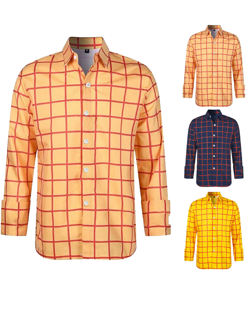 Chemise à carreaux classique 