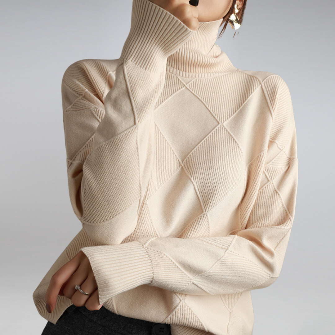 Adelle | Pull à col roulé douillet 