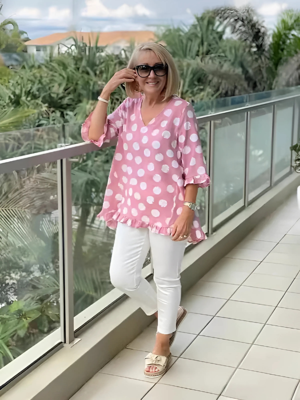 Dulce | Haut imprimé vintage 