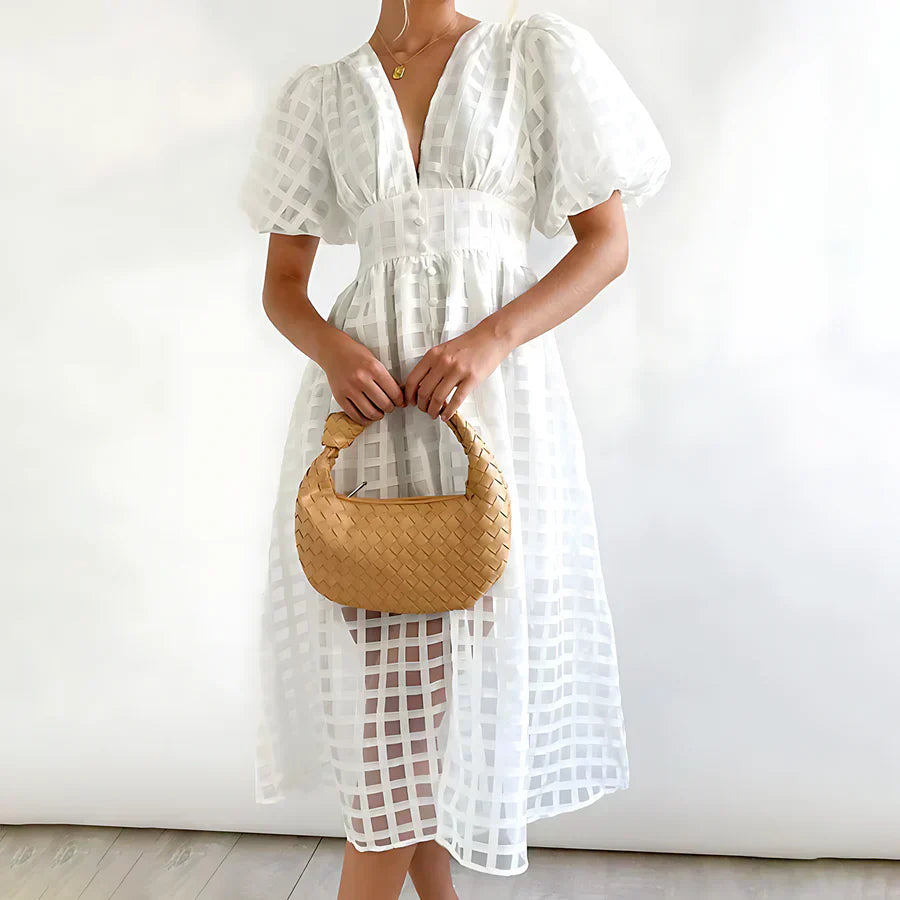 Cindy™ | Timeless Elegance Midi Dress