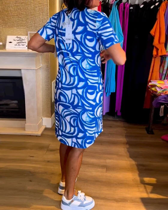 Eleonora™ | Robe avec col en V. 