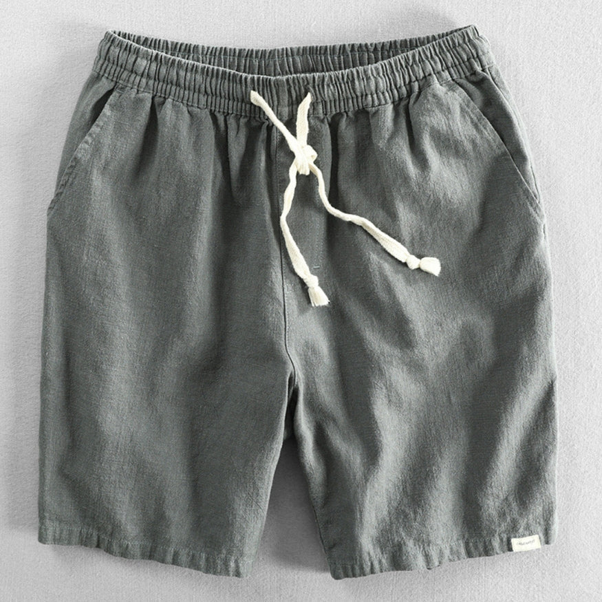 Shorts en coton de style japonais 