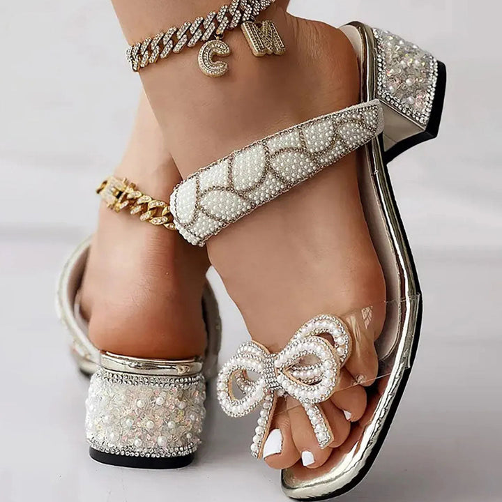 Sandales à talons Luna Strass 