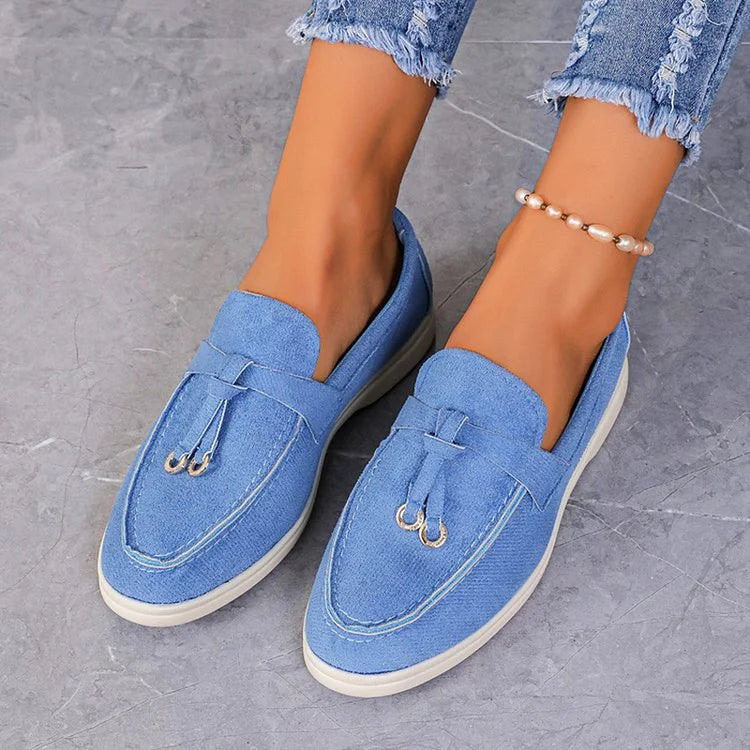 Saskia | Mocassins élégants avec couture nouée 