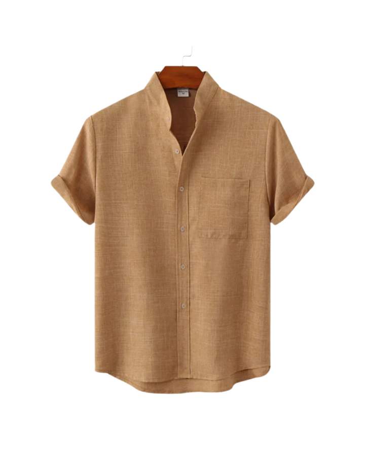Chemise en lin à manches courtes Venice 