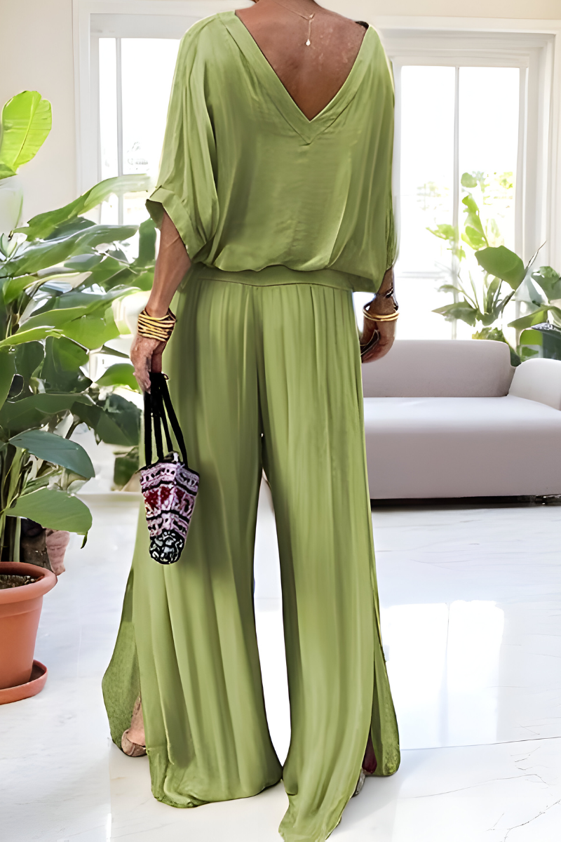 Hennie™ | Combinaison élégante avec jambes larges 