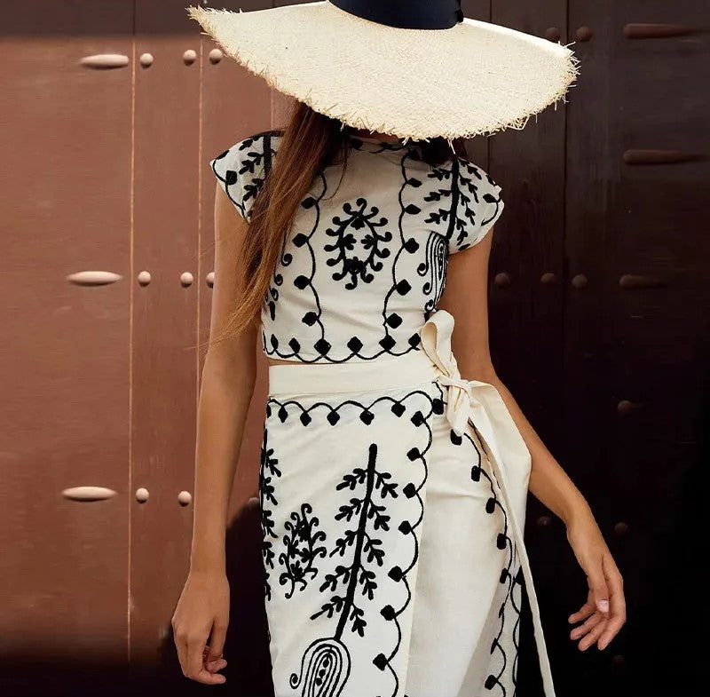 Camilla™ | Ensemble Imprimé Élégant 