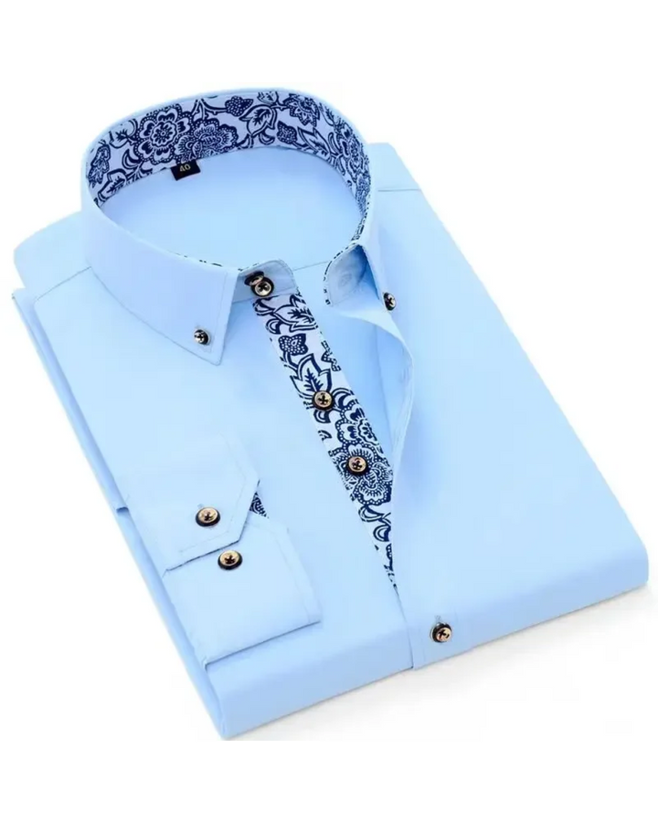 Givalli - Chemise Classique en Coton 