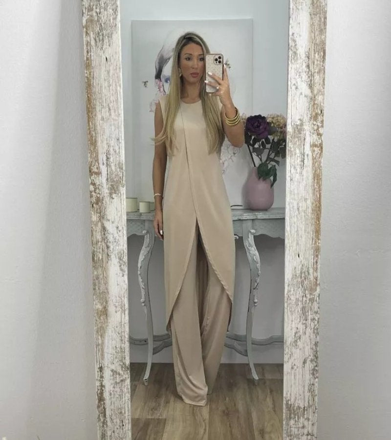 Flavia - Ensemble chic sans manches 