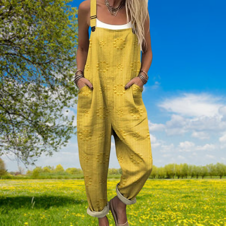 Pauline - Combinaison Vintage Décontractée 