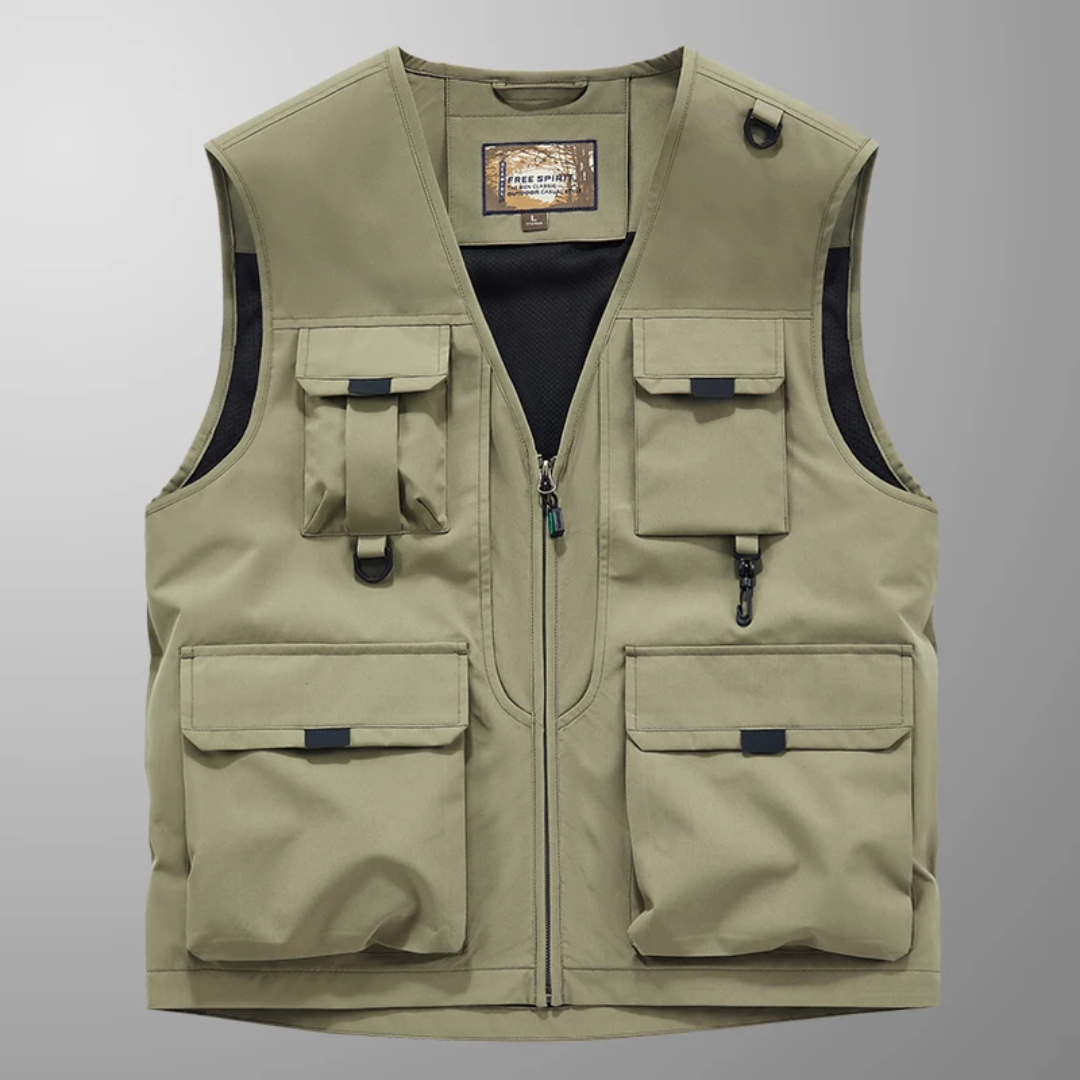 Cristiano™ | Breathable Cargo Vest with Multiple Pockets