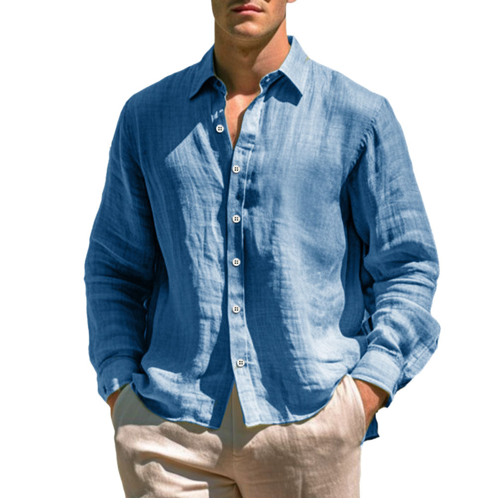 Chemise en lin décontractée 