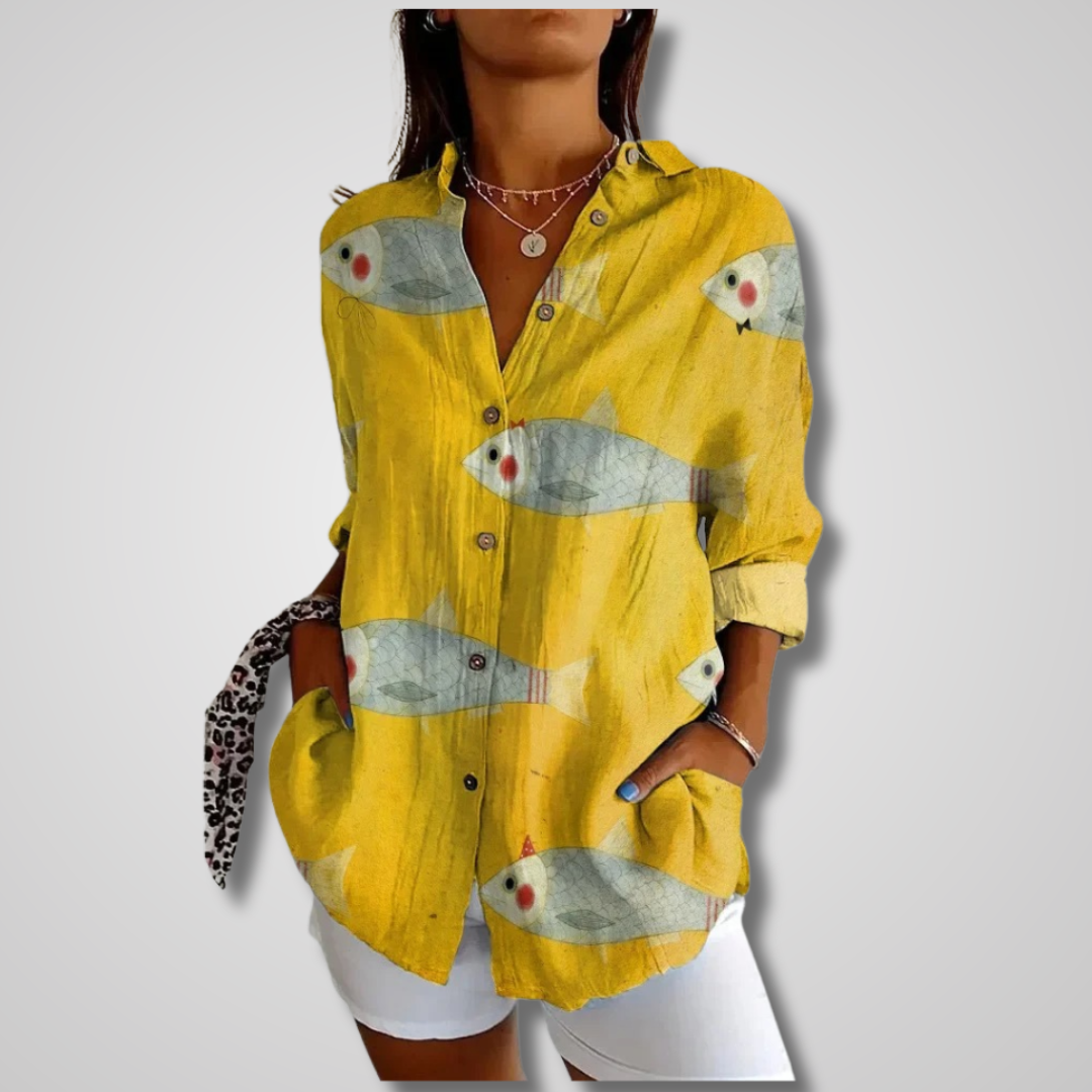 Melle - Blouse Vintage Élégante 