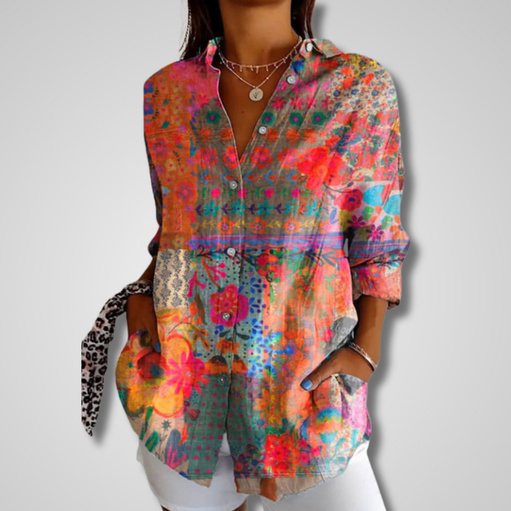 Melle - Blouse Vintage Élégante 
