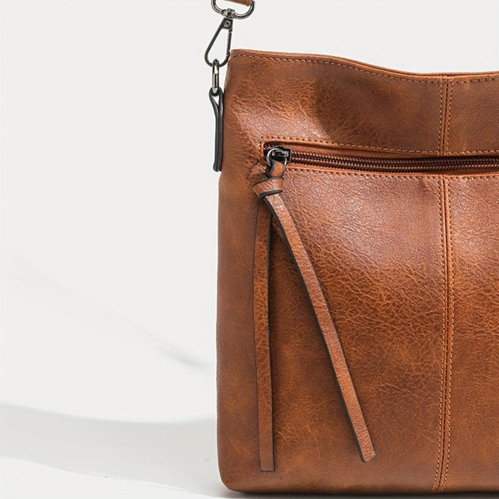 Lina | Sac à bandoulière vintage à motif échecs 