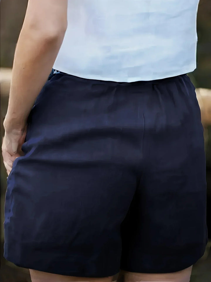 Shorts d'été décontractés avec poches pour femmes 