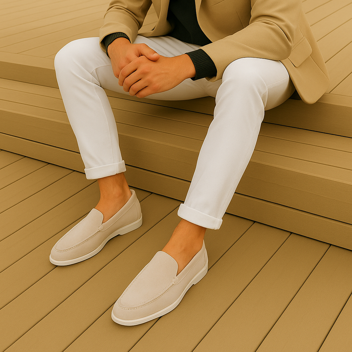 Mocassins en daim chic 