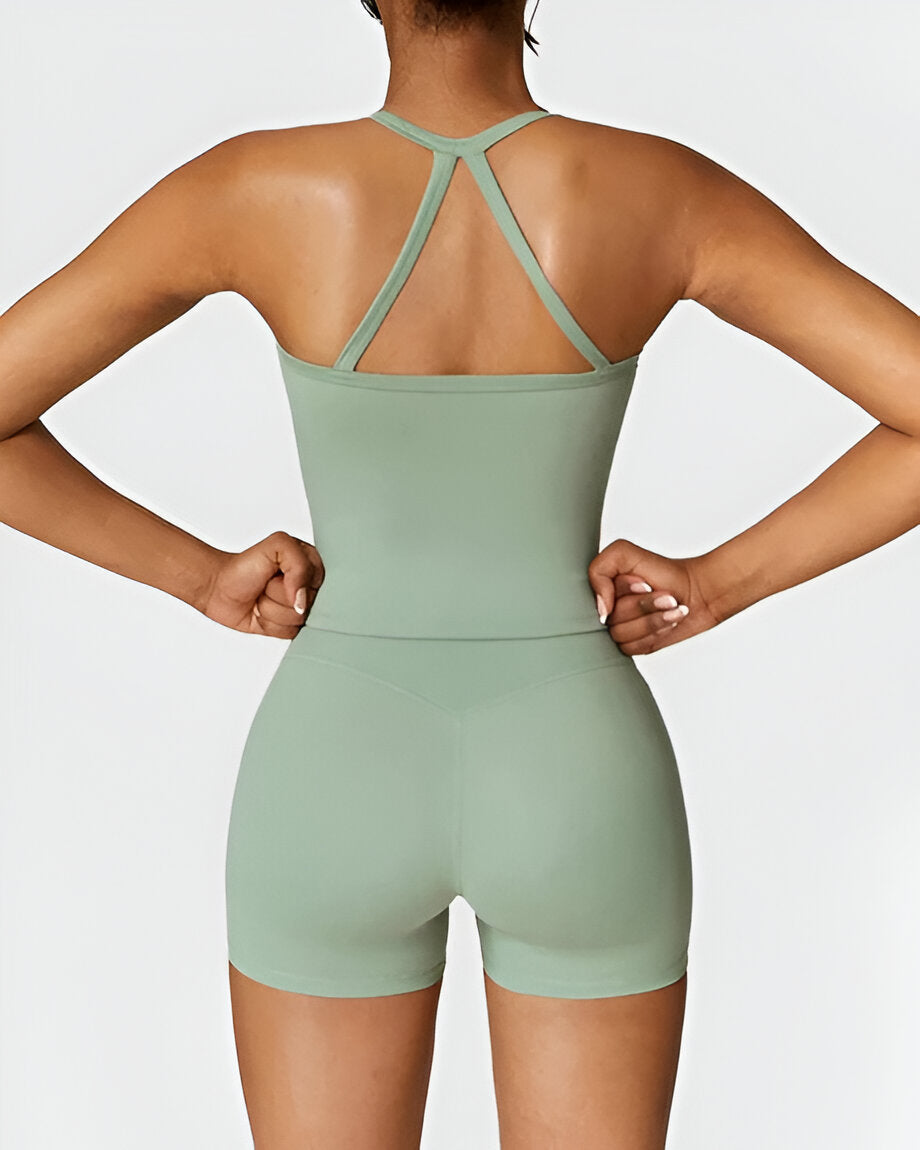 Elin™ | Seamless Fit Shorts & Tank Set