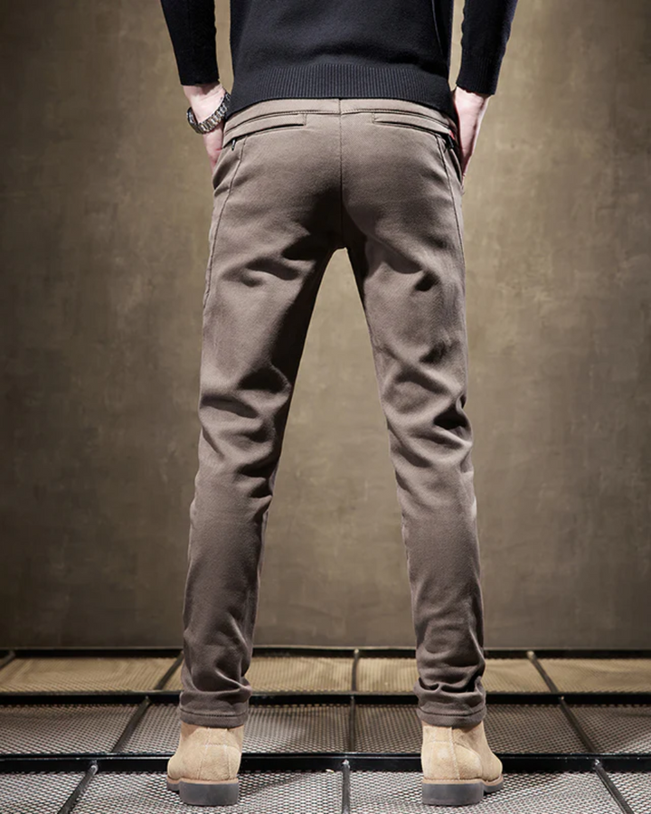 Pantalon ajusté décontracté 