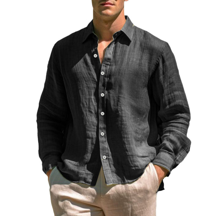 Chemise en lin décontractée 