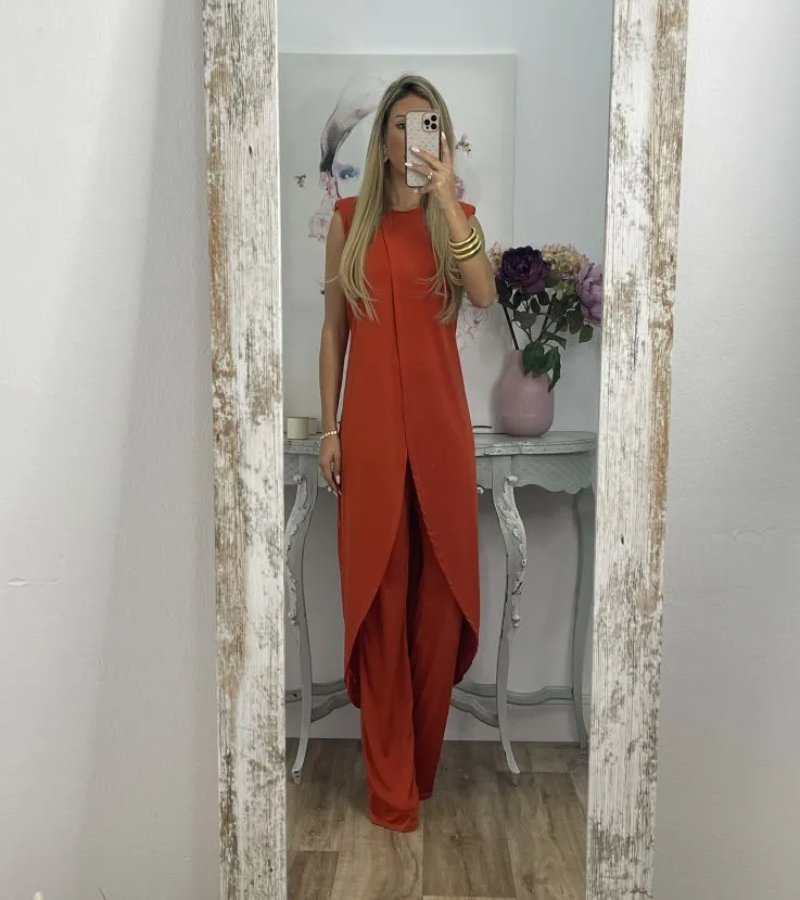 Flavia - Ensemble chic sans manches 