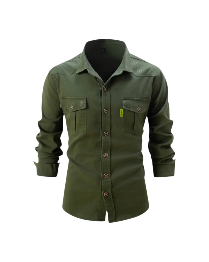 Chemise en denim décontractée 