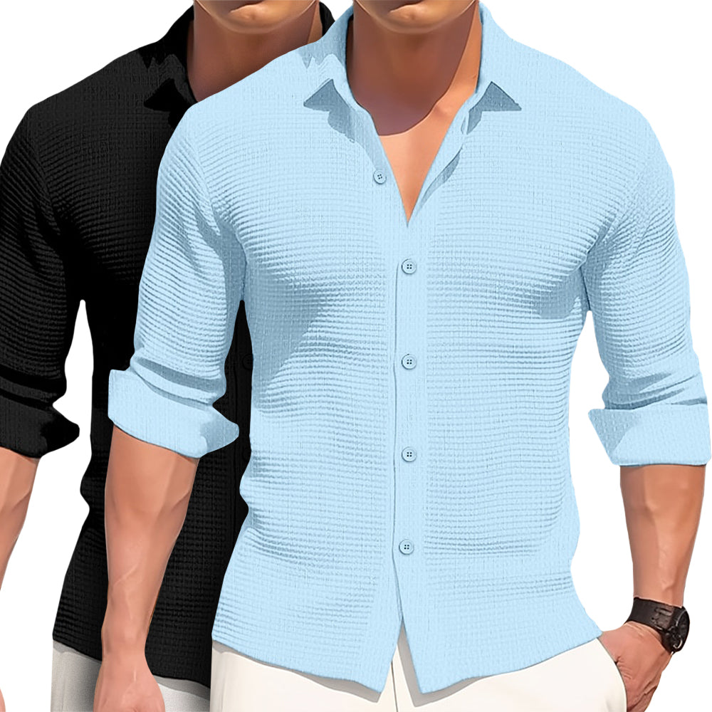 Chemise en coton décontractée 