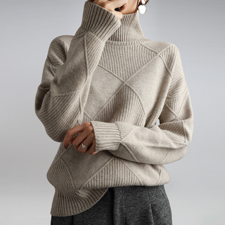 Adelle | Pull à col roulé douillet 