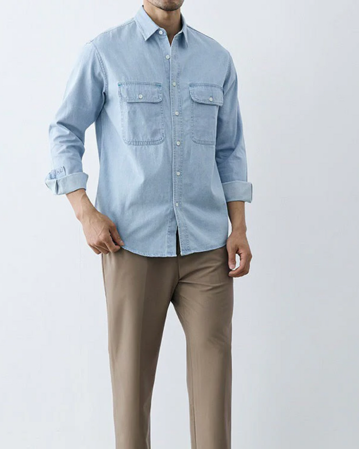 Chemise en denim classique 