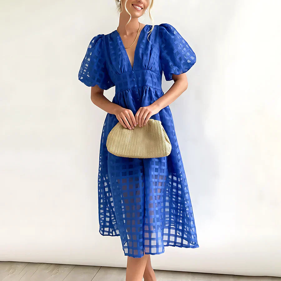 Cindy™ | Timeless Elegance Midi Dress