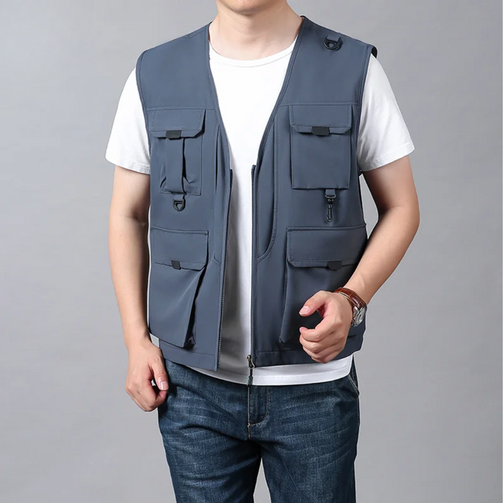 Cristiano™ | Breathable Cargo Vest with Multiple Pockets