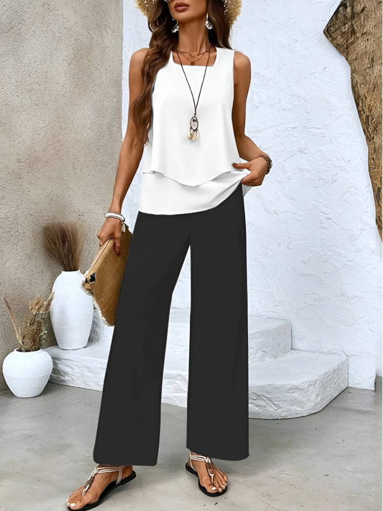 Monique™ | Ensemble coordonné décontracté et chic 