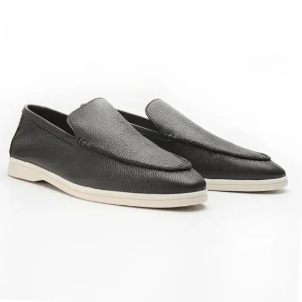 Mocassins en cuir de vachette 