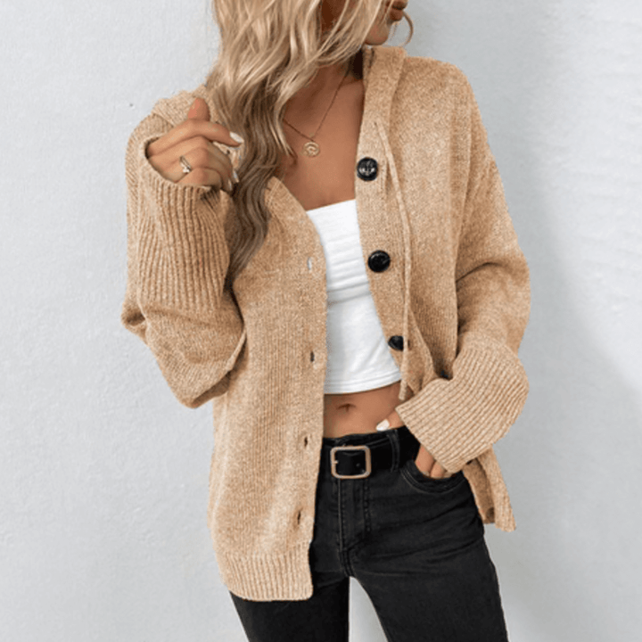 Brittan | Cardigan tricoté avec boutons 