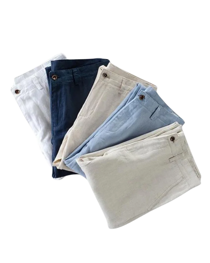 Pantalon en lin Mykonos 
