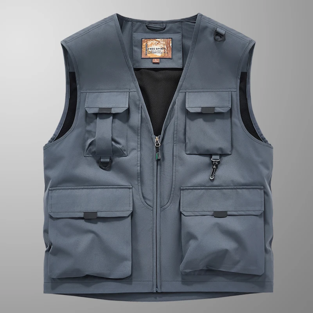 Cristiano™ | Breathable Cargo Vest with Multiple Pockets
