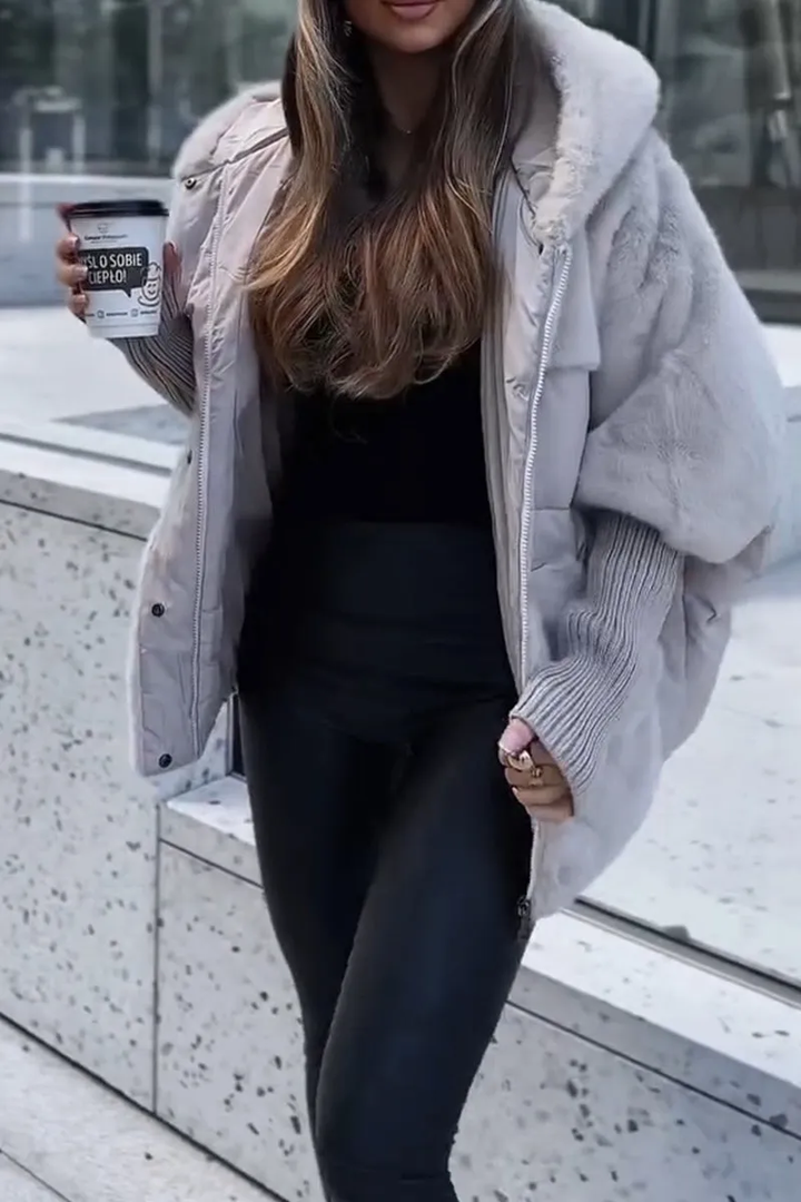 Woolspire™ | Blouson Bombardier à Capuche pour Femmes 