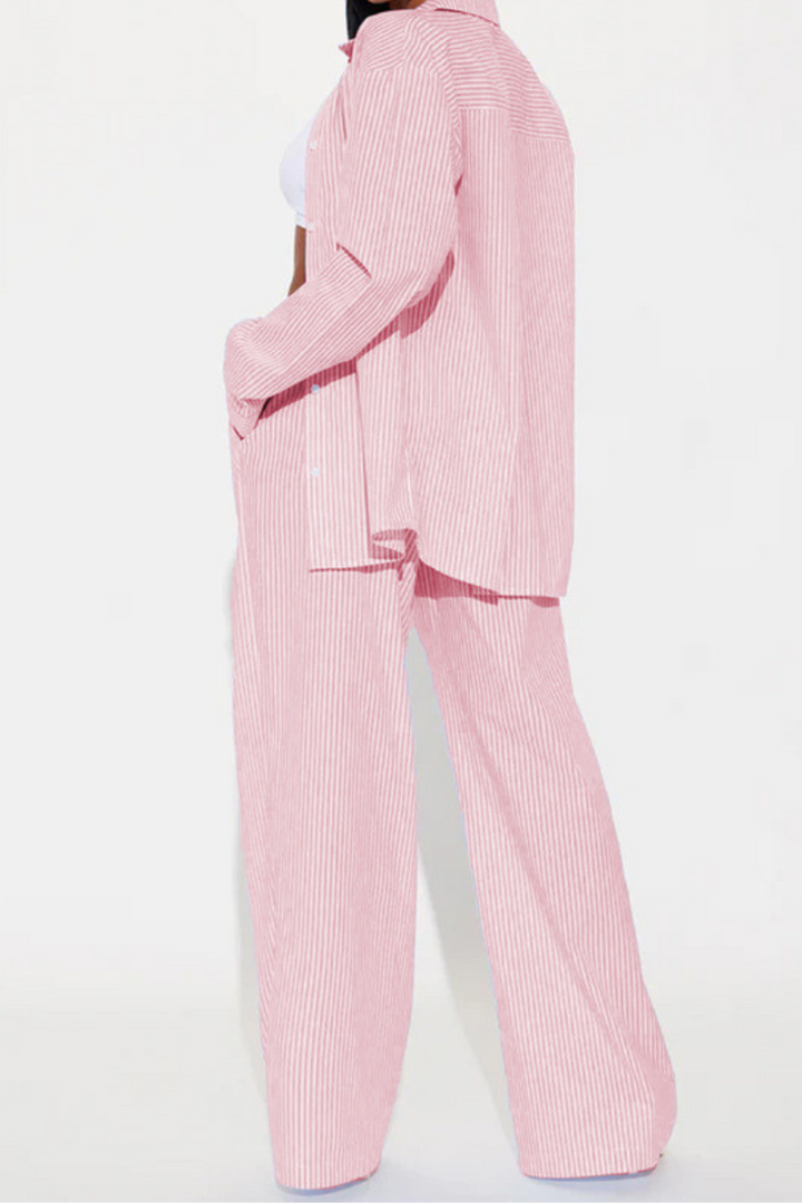 Tessa™ | Striped Comfortable Two-Piece Set