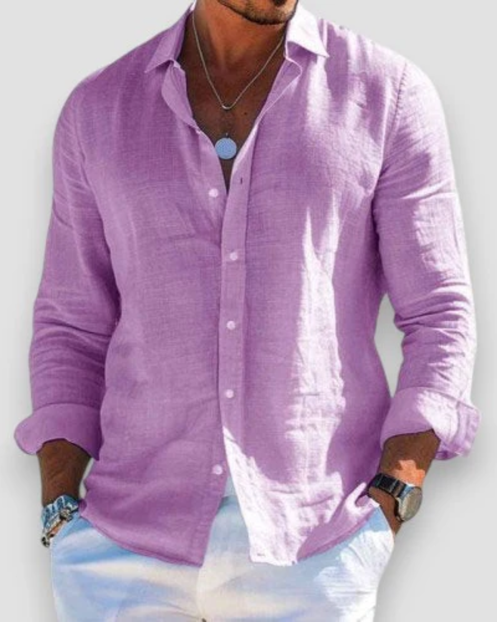 Chemise décontractée pour hommes 