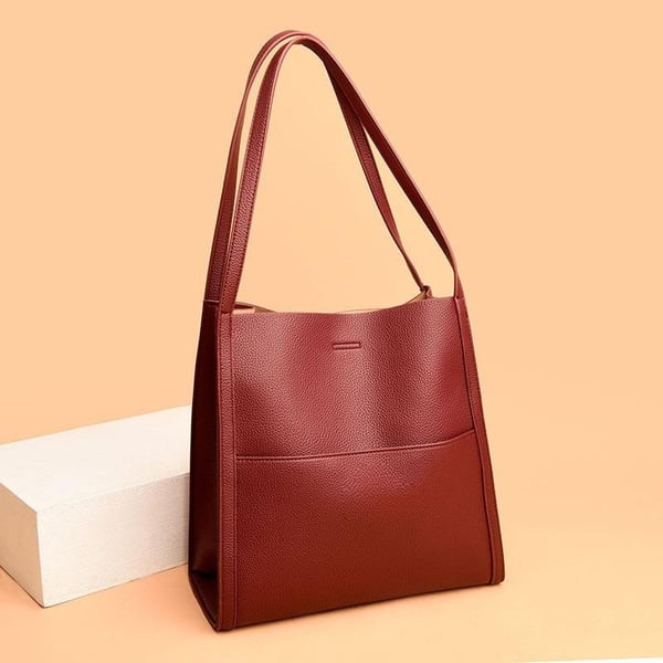 Seraphina™ | Sac à bandoulière en cuir uni élégant 