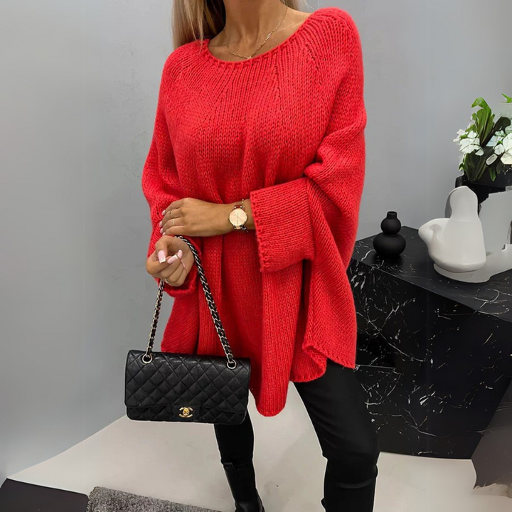Isabelle | Élégant Pull pour Femme avec Col Rond 